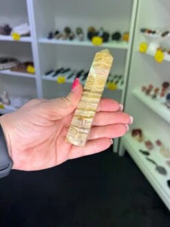 Yellow Banded Fluorite Tower -Home Decor Store 0659C5D7 F6AB 4006 8BD5 DAC89D51EA93