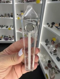 Clear Quartz Pipe