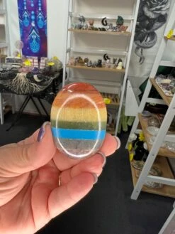 Chakra Palm Stone