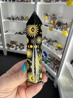 Black Obsidan With Golden Pattern Tower -Home Decor Store 1032D4FC 5599 4B15 B18C 0648AC0BA789