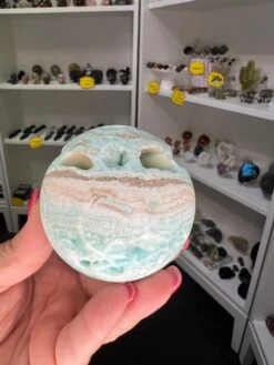 Hemimorphite Sphere On Stand -Home Decor Store 105EA928 A7A8 47BA B091 7B21BD56564B