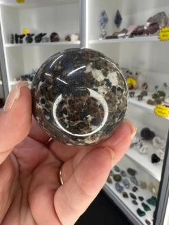 Willemite Sphere On Stand (UV Reactive) -Home Decor Store 10A2E713 DF14 4943 80A2 AF40A1169A7E