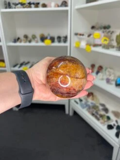 Fire Quartz X Golden Healer Sphere With Stand -Home Decor Store 10F2336E 3CF5 4D25 B579 87718F4F9632
