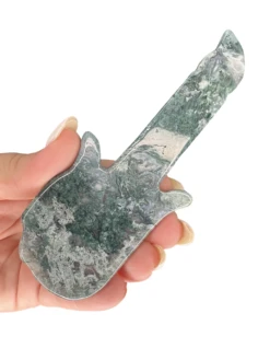 Moss Agate Guitar Carving 6 Moss Agate Guitar Carving -Home Decor Store 139AECD1 3266 439A AF24 0D6BA030ED70