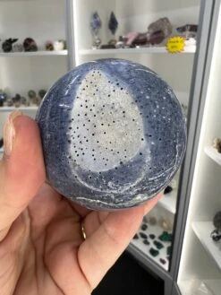 Blue Coral Jade Sphere On Stand -Home Decor Store 18EEDF37 DCC8 427B A567 C7A214E1E5CD