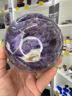 Chevron / Dream Amethyst Sphere With Stand -Home Decor Store 1B217196 5166 490D A00D 5B5DE1696BED