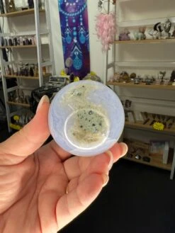 Druzy Blue Lace Agate Sphere With Stand -Home Decor Store 1DEB480D 1A0B 4711 A7C8 11FA1ECDEB7F