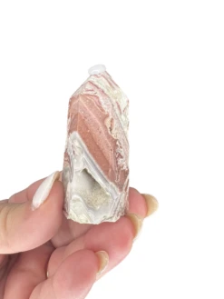 Druzy Mexican Lace Agate Tower