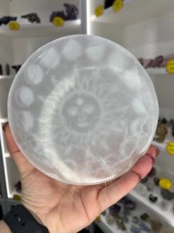 Selenite Sun & Moon Charging Plate -Home Decor Store 240EC840 9CE6 445D 8761 985BCB8061ED