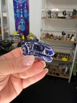 Sodalite Dinosaur Skull