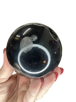 Geode Black Agate Sphere With Stand -Home Decor Store 2783B9DD CA6B 465E A181 5112B1B4A191
