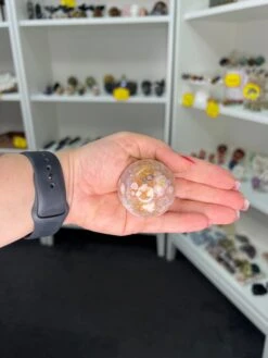 Amethyst X Flower Agate Sphere On Stand -Home Decor Store 28410ACB BA87 4837 AB71 0C560004E4AE