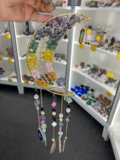 Crystal Moon Suncatcher