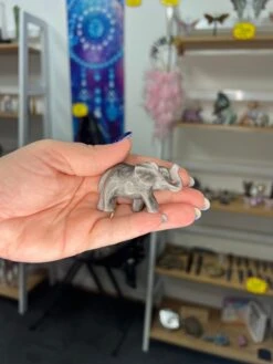 Silver Sheen Obsidian Elephant -Home Decor Store 342AC774 3BE5 4346 947A 51DDF77124E3