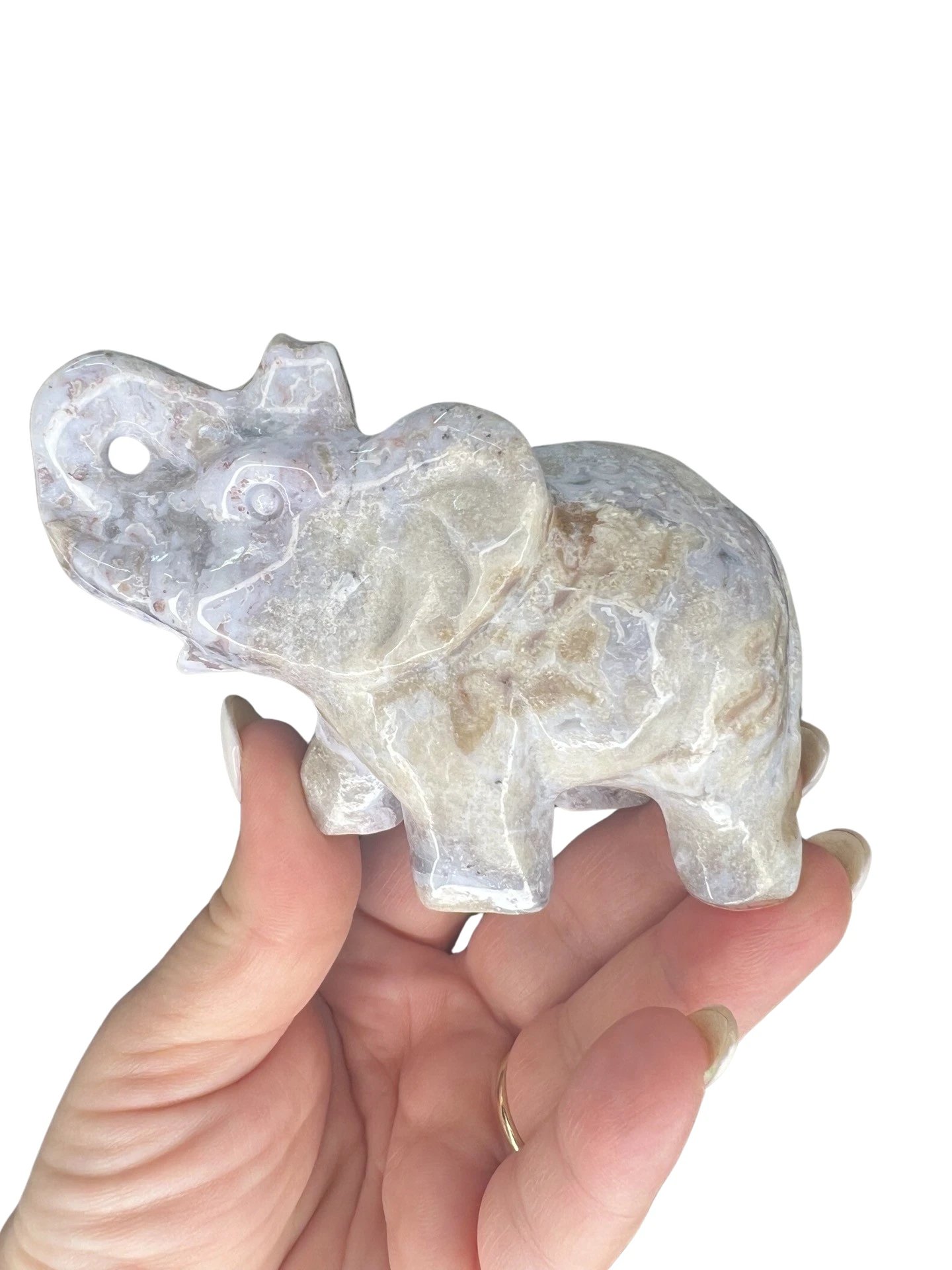 Gorgeous Ocean Jasper Elephant 5 Gorgeous Ocean Jasper Elephant - Image 3