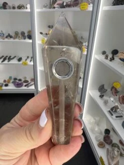 Smoky Quartz Pipe