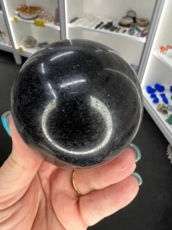 Black Tourmaline Sphere With Stand