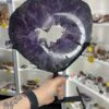 Amethyst Portal On Metal Stand
