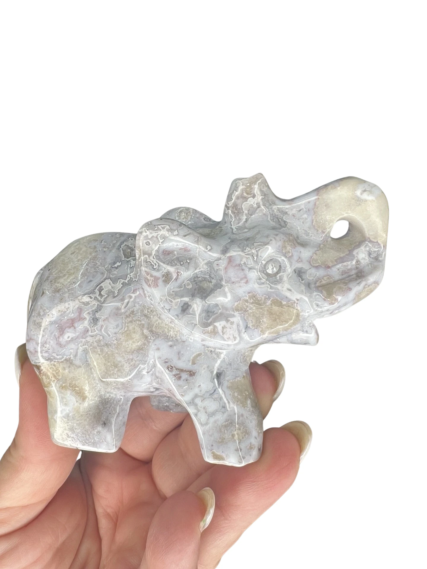 Gorgeous Ocean Jasper Elephant 7 Gorgeous Ocean Jasper Elephant - Image 5