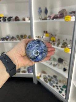 Dumortierite Sphere With Stand -Home Decor Store 48BCDF78 AB00 4D22 82C9 97B4078A61C3