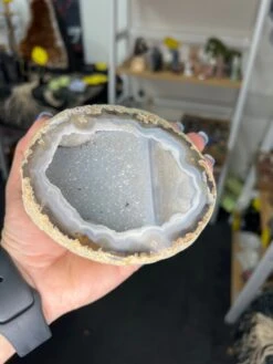 Druzy Agate Jewellery Box On Stand -Home Decor Store 49CFE321 88A3 4A20 A090 8121FB89BA96
