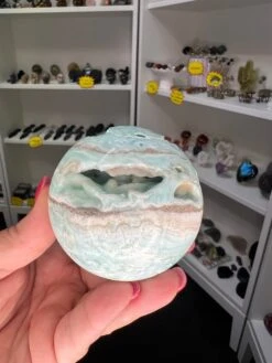 Hemimorphite Sphere On Stand -Home Decor Store 4A108121 C64F 440E 8E7D 24B4A44D488B