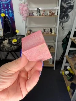 Rhodonite Floating Cube