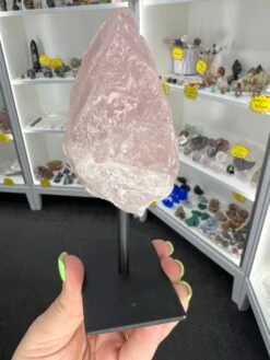 Rose Quartz Raw On Stand -Home Decor Store 53B00B0C 34D3 4511 AB43 733C8EF7D744