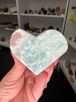 Hemimorphite Heart -Home Decor Store 57C36849 E131 4958 9FEE 7F9DDDEB1F7B