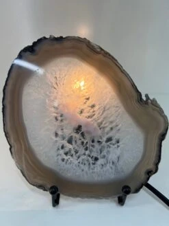 Agate Slice Lamp