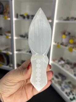 Selenite Chakra Athame