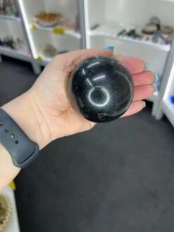 Black Tourmaline Sphere With Stand -Home Decor Store 65157FAB 2AE1 4417 B854 ADD916F9966C