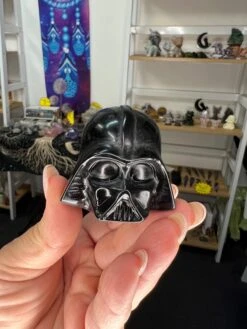 Black Obsidian Darth Vader Head