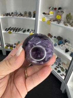 Purple Mica Sphere With Stand -Home Decor Store 79DEBEC1 D738 476E 956C 1CF3F915DD73