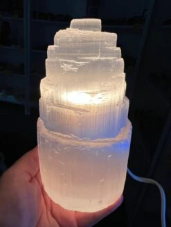 Selenite Lamp