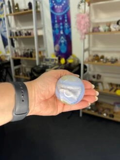 Druzy Blue Lace Agate Sphere With Stand -Home Decor Store 7B21435C 8DA6 495A BA73 A5FB80D5E48B