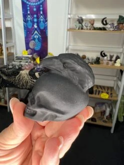 Black Obsidian Skull With Eagle -Home Decor Store 7C4EC90E F152 4FB4 9932 81700141A792