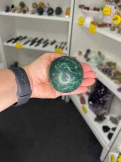 Green Mica Sphere With Stand -Home Decor Store 7D7C0DF6 230D 419F AA0B 78313B828FC8