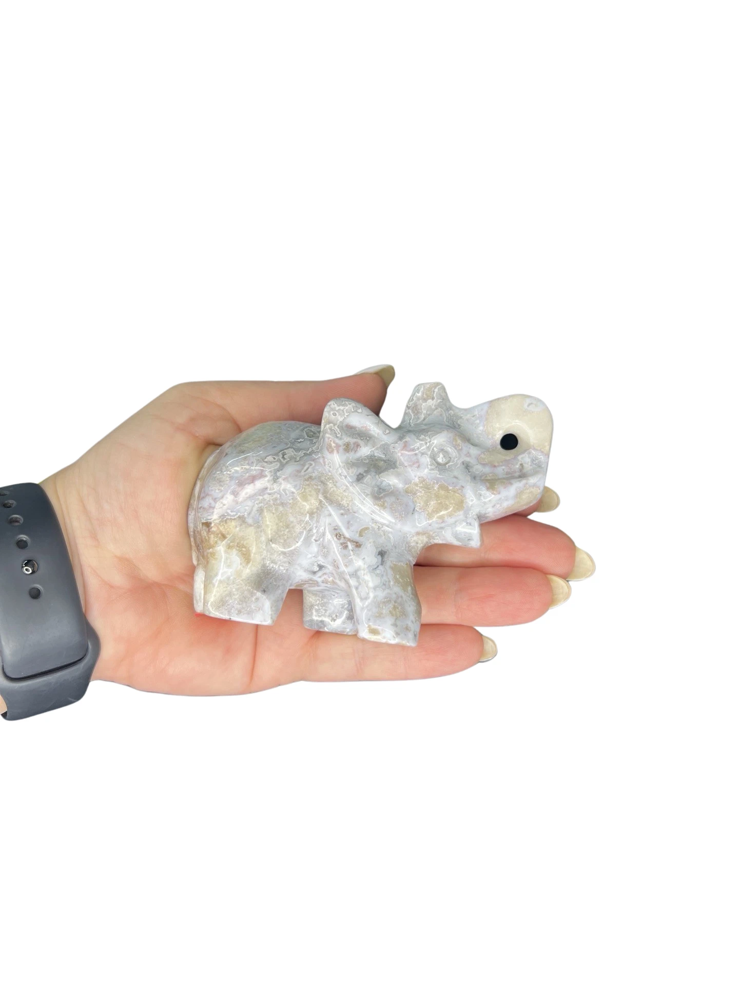 Gorgeous Ocean Jasper Elephant 8 Gorgeous Ocean Jasper Elephant - Image 6