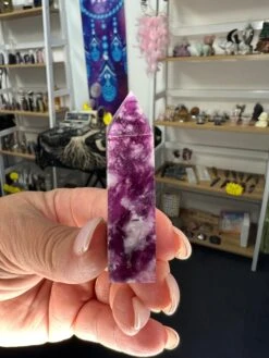 Lepidolite / Mica Tower -Home Decor Store 81264E9A EB16 4C12 B457 6B3671CE06B6