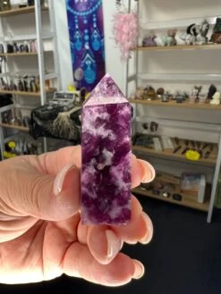 Lepidolite / Mica Tower -Home Decor Store 8467697C CF1C 48CE 8890 5DC07FB74AEF