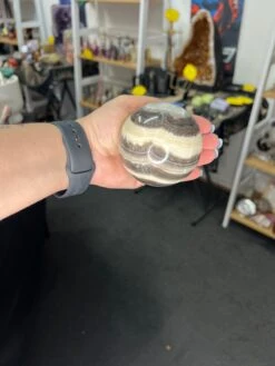 Aragonite Sphere With Stand -Home Decor Store 87028B85 D8A8 4E1F B33F FB2CA44AC734