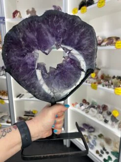 Amethyst Portal On Metal Stand -Home Decor Store 8F49FBF6 9095 4969 92E7 EF1A9C0A7B26