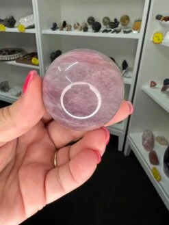 Lavender Rose Quartz Sphere On Stand -Home Decor Store 9030D906 ED11 4DDB 81FA F4516CB29433