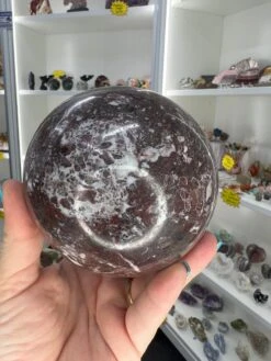 Red Onyx Sphere On Stand -Home Decor Store 91163AE9 8B3D 4E29 B1BC 966972C4C462