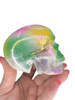 Druzy Aura White Agate Skull Carving -Home Decor Store 93CC3BB1 85ED 4402 88A1 607AA1B84D14