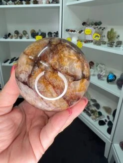 Fire Quartz X Golden Healer Sphere With Stand -Home Decor Store 9881AB4A 53CE 4801 818F F2C617C22FAC