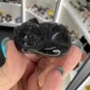 Black Tourmaline Sleeping Cat