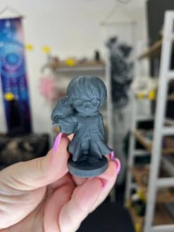 Black Obsidian Harry Potter With Hedwig