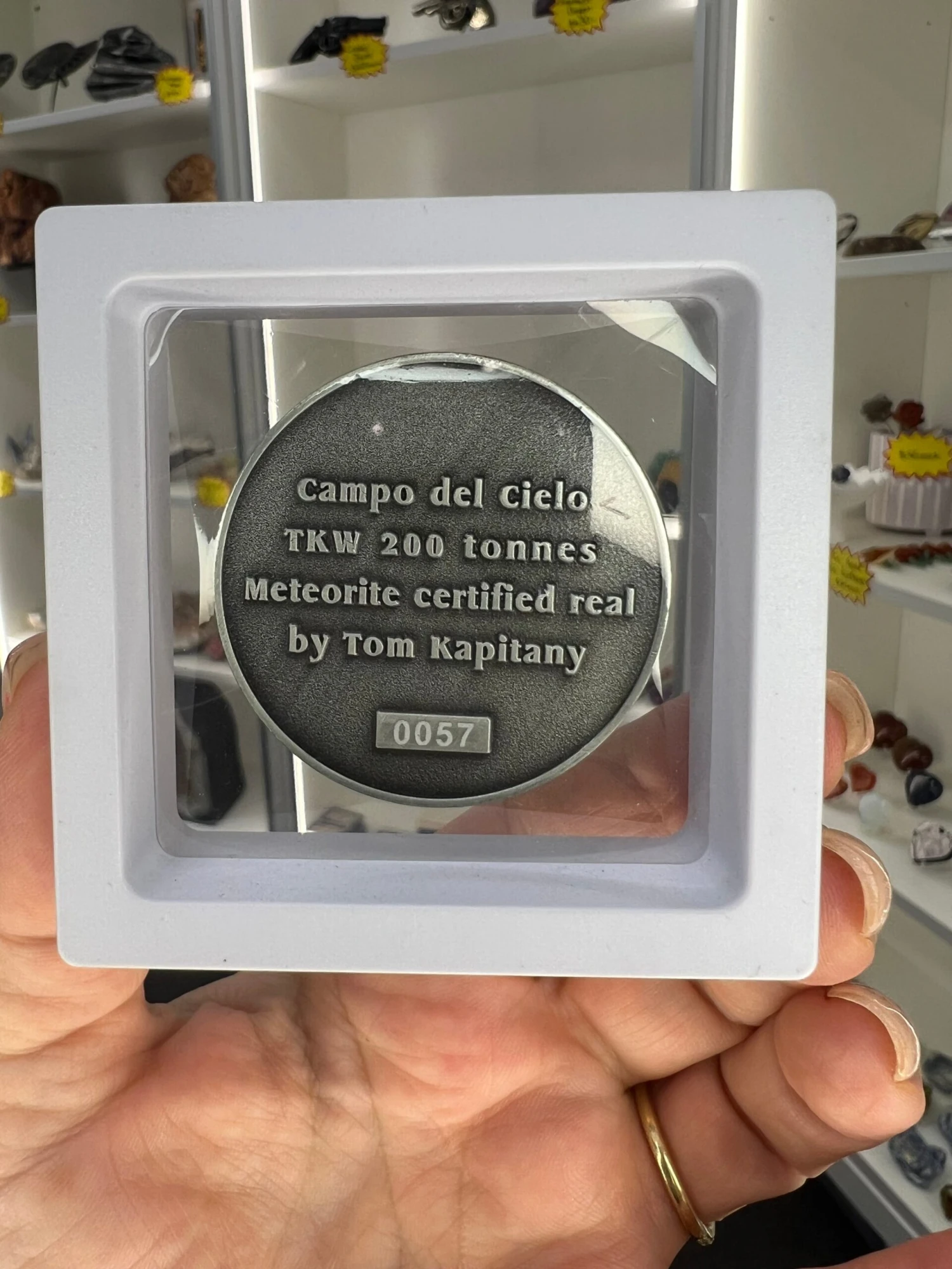 Campo Del Cielo Meteorite Coin 4 Campo Del Cielo Meteorite Coin - Image 2